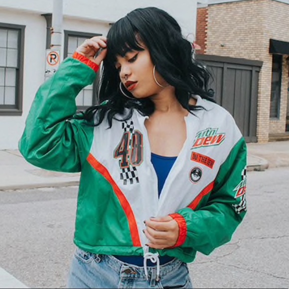 Forever 21 Jackets & Blazers - Mountain Dew Colorblock Bomber Jacket